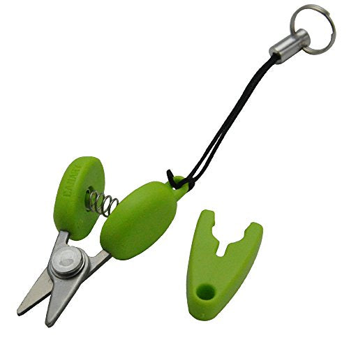 Hasegawa Cutlery Scissors Microscissor Green CA-35EU-G Total Length: 1.4 inches (3.5 cm) - color: Green