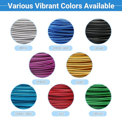 5 Rolls Aluminum Craft Wire Kit with Side Cutter Pliers, Multi-Size [18/15/12/10/9] Gauge, Flexible Metal Wire Set for Jewelry Making, Bonsai and Sculpting (82 Ft Total, 16.4 Ft/Roll, Aqua Blue) - size: 5 Gauges Set 16.4Ft Each, style: Aqua Blue