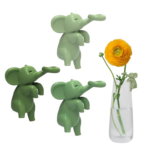 Plant Propagation Buddy Holders, 3 Pcs, Green Elephant - color: Green, 3 Elephant