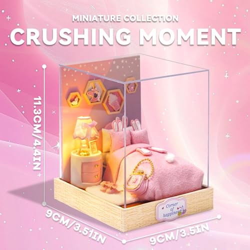 Flever Dollhouse Miniature DIY House Kit Creative Room with Furniture for Romantic Artwork Gift (Crushing Moment) - color: Crushing Moment