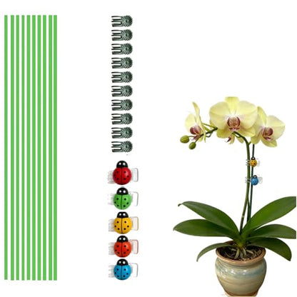 16.5Inch Plant Support Stakes 10Pcs for Garden Plants and Flower