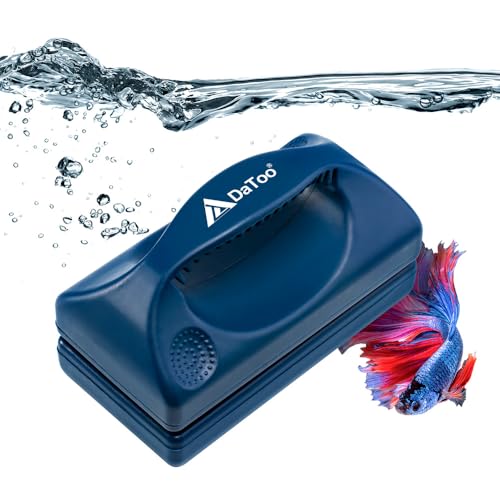 DaToo Aquarium Mini Magnetic Scrubber Scraper Small Fish Tank Cleaner Nano Glass Aquarium Cleaning Tools with Super Strong Magnet (Max) - size: Max