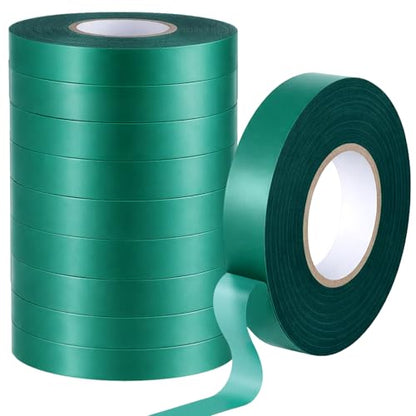 Prudiut 1500Ft Plant Tape, 1/2" Stretch Garden Tie Tape Roll, Plant Ribbon(10 Rolls) - size: 0.5in/1500ft