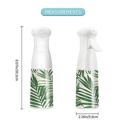 Hair Spray Bottle,Continuous Water Mister Empty Spray for Hairstyling, Cleaning, Plants, Misting and Skin Care - color: green
