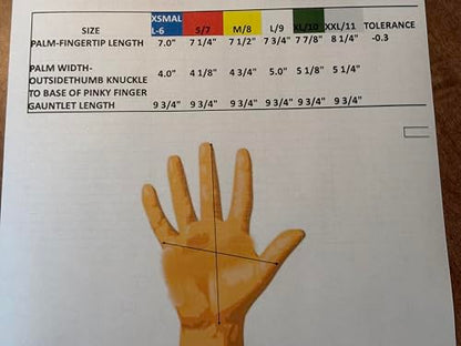 Leather Gardening Gloves by Fir Tree. Premium Goatskin Gloves With Cowhide Suede Gauntlet Sleeves. Perfect Rose Garden Gloves. Men's and Women's Sizes. M-8 (See Size Chart Photo) - size: Medium (Pack of 1)