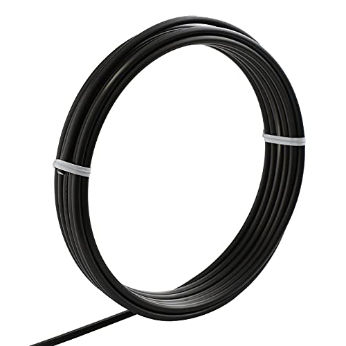 Wazakura 150 gr Black Anodized Aluminum Bonsai Training Wire Made in Japan (4 mm, Black) - size: 4 mm