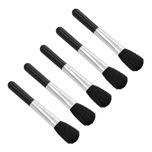 pson 5Pcs 4.64 Inch Succulent Cleaning Brush with Soft Bristles, Plant Leaf Dusting Tool for Cactus, Miniature Moss and Indoor Garden Care(Black) - color: Black