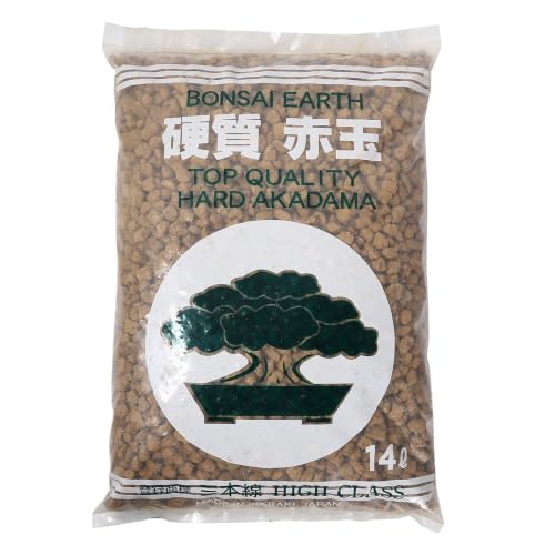 Three‑Line Hard Akadama (Large Grain 10-20mm, 22.5 lb / 14L) – Premium Japanese Bonsai Soil | High Structural Hardness | Ideal for Large Bonsai Drainage,Orchids & Heavy Roots - size: Large grain