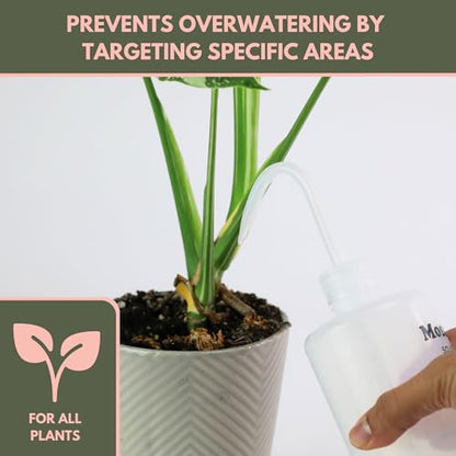 Mossify Squirtr Precision Watering Bottle, 16oz, Clear, Refillable - color: Clear