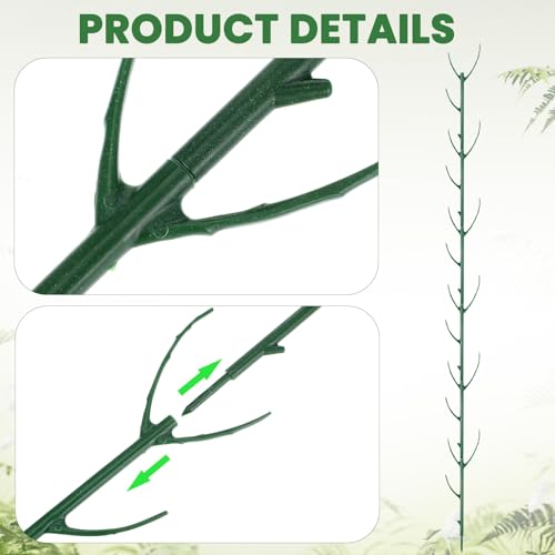 5 Pack Monstera Plants Support Stackable Plant Support Stakes