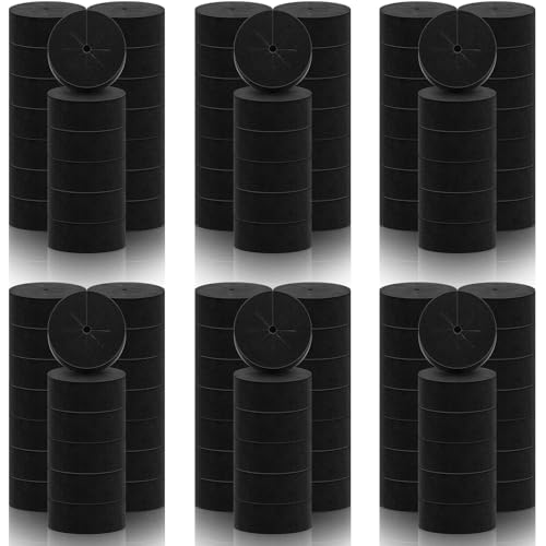 Lallisa 120 Pcs Clone Collars 2 Inch Foam Inserts for Hydroponic Cloning Machines Fits 2" Net Pots Reusable Collars for Hydroponics Plant Germination in DIY Cloner and Clone Machines (Black) - color: Black