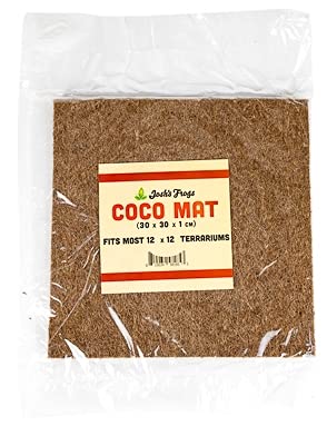 Josh's Frogs Coco Mat- Substrate or Terrarium Background (12"x12") - size: 12"x12"