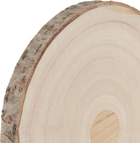 Wood Slices 10-11 Inches,Wood Slices for Centerpieces Table Decorations,Unfinished Rounds Wood for Crafts,Wood Slice for Rustic Wedding Decoration Projects (10-11inch 10pcs) - size: 10-11inch 10pcs