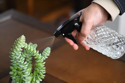 Glass Handheld Spray Bottle - 12oz Refillable Bottle - color: Clear