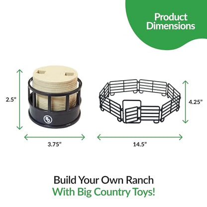 Big Country Toys 12-Piece Ranch Set - Farm Animal Toys for 3 Year Old Boys and Girls - Toy Figures & Playsets - style: 12-Piece Ranch Set