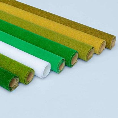 NWFashion 13"x39" Artificial Model Grass Mat DIY Decoration Lawn Moss Furniture (Light Green) - color: Light Green