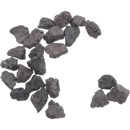 VILLCASE Natural Volcanic Stone Decoration 200g Pack 2-4cm Porous Breathable Aquarium Rocks Fish Tank Supplies for Aquatic Pets and Potted Plant Craft
