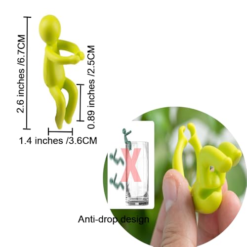 Plant Propagation Friends,Plant Propagation Buddy,Cute Plant Cutting Holder Plant Support for Sprouts, Plant Propagation Station Accessories Gifts for Plant Lovers(15 Pcs)