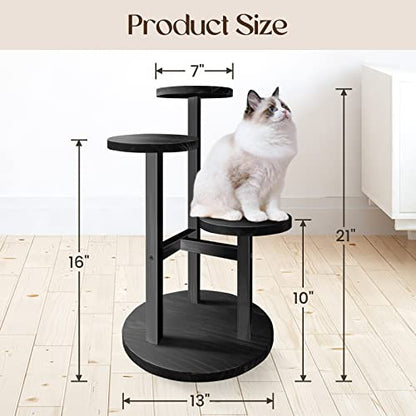 GEEBOBO 3 Tier Plant Stand Indoor - color: Black - 3 Tier