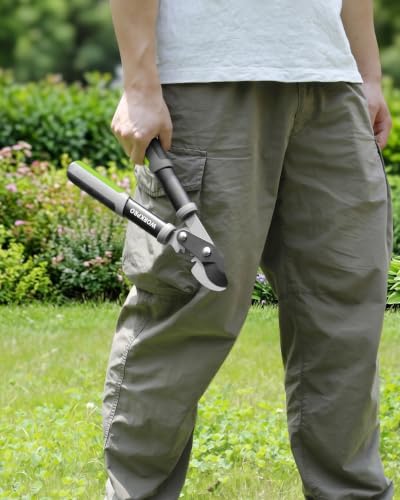 WORKPRO 15-Inch Bypass Loppers, Branch Cutter with Gear System