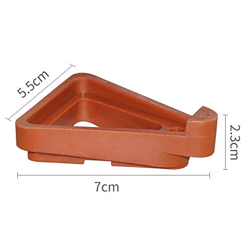 12Pcs Plant Pot Feet, Invisible Flower Pot Risers DIY Combination Triangle Toes Pot Lifters Supports Potted Plant Stand for Indoor Outdoor Gardening Plant Container Small to Large Flower Planters
