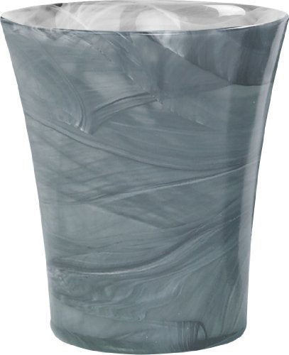 Ivyline Ecoware 7468CH Internal Diameter Recyclable Glass Flared Orchid Planter (Charcoal) 16cm x 10 x 14cm - color: Gray