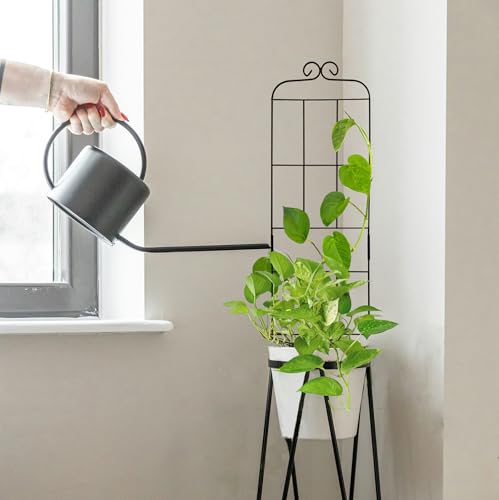 4 Pack 31'' Plant Trellis for Climbing Plants Indoor & Outdoor, Metal Trellis for Potted Plants, Plant Support for Houseplant, Vines, Pothos, Rose, Ivy, and Flowers, Black - size: 31in/4Pack