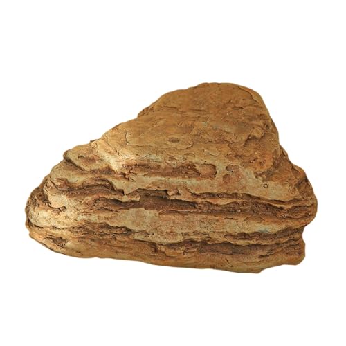 Artificial Landscape Rock, Decorative Stone, Realistic Model Faux Landscape Rock for Patio Outdoor Backyard Garden, Style F 20x9x15cm Brown - color: Style F 20x9x15cm Brown