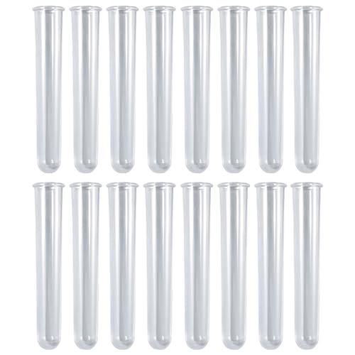 16 pcs Flower Arrangement Tubes, for Flower Vase Resin Molds Silicone, Acrylic Material Resistant and Durable, Suitable for Inserting Flowers and Cultivating Plants,Test Tube Vase (16A) - color: 16A