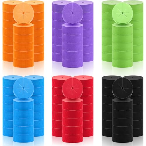 Lallisa 120 Pcs Clone Collars 2 Inch Foam Inserts for Hydroponic Cloning Machines Fits 2" Net Pots Reusable Collars for Hydroponics Plant Germination in DIY Cloner and Clone Machines (Multicolor) - color: Multicolor