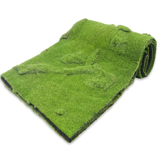 FAICOIA Fake Moss Rug Artificial Moss Mat Table Runner for Decorations 39" x 79" Green Faux Grass Roll for Plants Indoor Crafts DIY Fairy Gardens Grass Wall Wedding Party Woodland Table Centerpieces