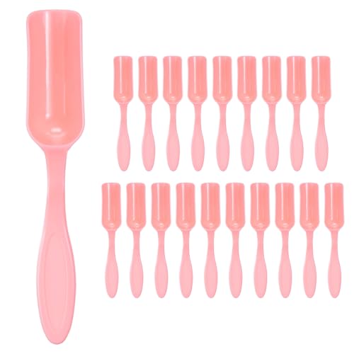 M METERXITY 20-Pack Mini Gardening Shovel Spoons, Plastic Garden Soil Scoops for Cultivation Digging Transplanting/Flower Planting/Plant Succulent, Colorful Small Gardening Tools [Pink] - color: Pink