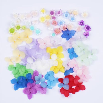96Pcs Small Dried Pressed Flowers for Crafts,Xinxinran Tiny Dry Flower Kit for Nail Art,Epoxy Resin Accessories,Bookmark,Nails, Jewelry Making,Candle,Soap,Resin Molds(2 Boxs) - color: Mini Flowers 96pcs