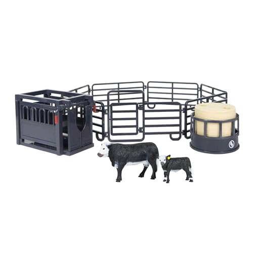 Big Country Toys 12-Piece Ranch Set - Farm Animal Toys for 3 Year Old Boys and Girls - Toy Figures & Playsets - style: 12-Piece Ranch Set