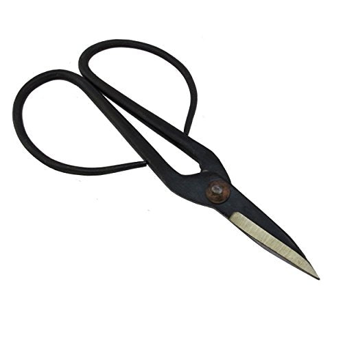 BambooMN Brand - 7.25" Black Bonsai Shear - 10 Shears - color: 7.25" Bonsai Trimming Shear, size: 10