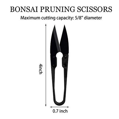 16pcs Bonsai Pruning Scissors Mini Garden Clippers Pruning Shears for Bud
