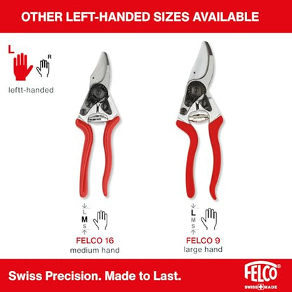 Felco F31 Pruning Shears – 8.3" Garden Clippers with Anvil Blade for Dry & Hard Wood | Hand Pruner for Gardening | Garden Tool Cutter with Aluminum Handle, Alloy Steel Blade, High-Torque Cutting Power - size: F31 Large Anvil