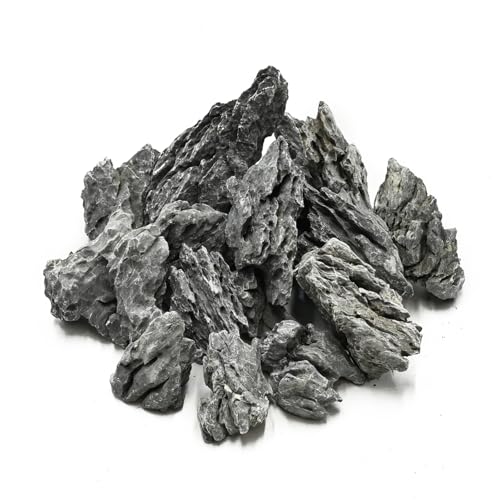 Natural Rocks Seiryu Stone 1-2.5 Inches Decorative Rocks for Fairy Gardens,Miniature Landscaping,Bonsai,DIY Crafts, Aquariums & Reptile Terrariums-2lb - size: 2lb(1-2.5Inch)