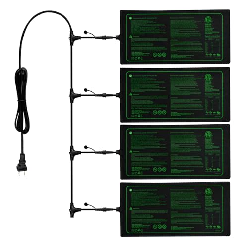 10"x20" 4in1 Seedling Heat Mat for Seed Starting and Germination - style: 4in1-4PK-20" x 10"- Heat Mat