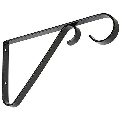 National Hardware N274-514 V2653 Plant Brackets in Black, 6" - color: Black, size: 6 Inch