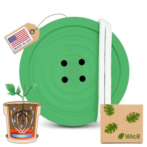 Self-Watering Planter Insert for Houseplants, Flower Pots and Hanging Baskets – Bottom Watering Reservoir with Wicking System – Prevents Over & Under Watering and Root Rot – Indoor/Outdoor – USA Made - size: Large 6.5 inch