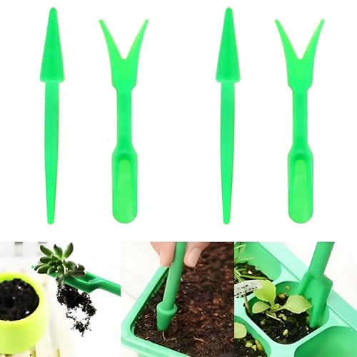 Mini Gardening Succulent Transplant Tool Kit 6-Piece Indoor Plant Care Set Green