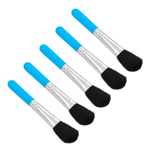 pson 5Pcs 4.64 Inch Succulent Cleaning Brush with Soft Bristles, Plant Leaf Dusting Tool for Cactus, Miniature Moss and Indoor Garden Care(Blue) - color: Blue