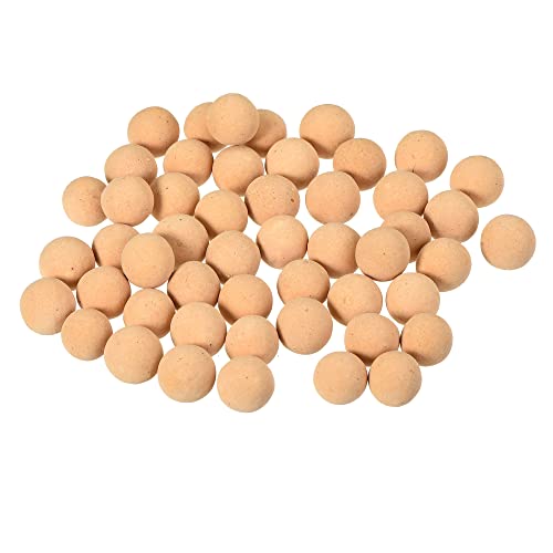 MECCANIXITY Clay Pebbles 7-8mm 0.22 lbs Yellow Gardening Potted Balls for Hydroponic Growing, Vases Supplies, Bonsai Decor - color: Yellow