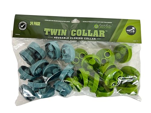 Turboklone® Twin Collars™ Reusable Cloning Collar (24 Pack) - size: 24 Pack