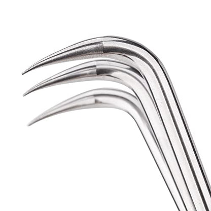 Nisaku NJP957 Nekaki Sanbondume Handheld Triple Claw Cultivator, Japanese Stainless Steel Tine Length 1.5-Inch, 5.5-Inch Polished Wood Handle - style: Triple Claw