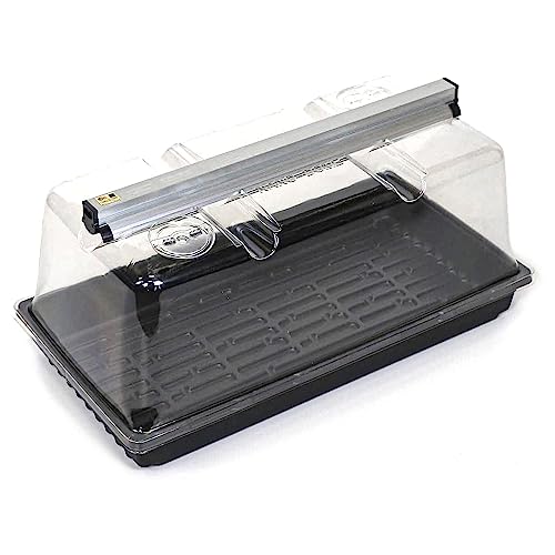 SunBlaster T5HO Mini Greenhouse Kit with NanoDome and Tray, 10 x 20 In