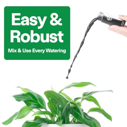Noot 'Keep House Plants Alive' Bio-Organic Plant Food Liquid Fertilizer, Makes 3.5 Gallons, Root Boosting Mycorrhizae, Fast Growth for Monstera, Aroid, Succulent, Orchid - Use Every Watering (1 Vial) - size: Noot Plant Food (Makes 3.5 Gallons)