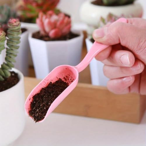 1 Set Gardening Tools, Including Shovel, Transplanter, Puncher and Spoon, Perfect for Plant Lovers (Pink) - color: Pink