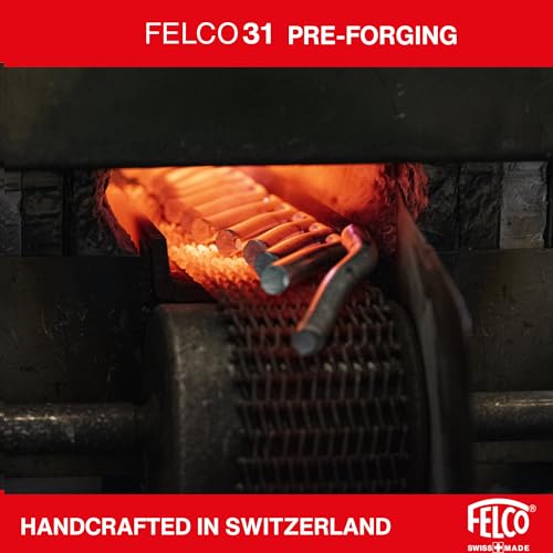 Felco F31 Pruning Shears – 8.3" Garden Clippers with Anvil Blade for Dry & Hard Wood | Hand Pruner for Gardening | Garden Tool Cutter with Aluminum Handle, Alloy Steel Blade, High-Torque Cutting Power - size: F31 Large Anvil